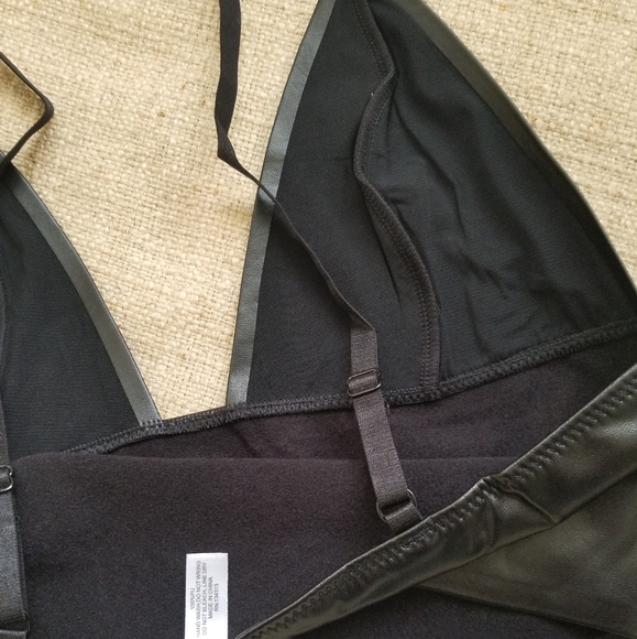 IN STOCK Faux Leather Bralette - Picture 4 of 4